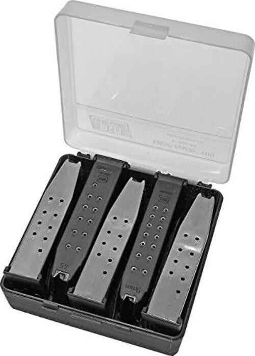 PMC5 Compact Handgun Magazine Case, Holds 5 Double-Stack Magazines, USA Made,