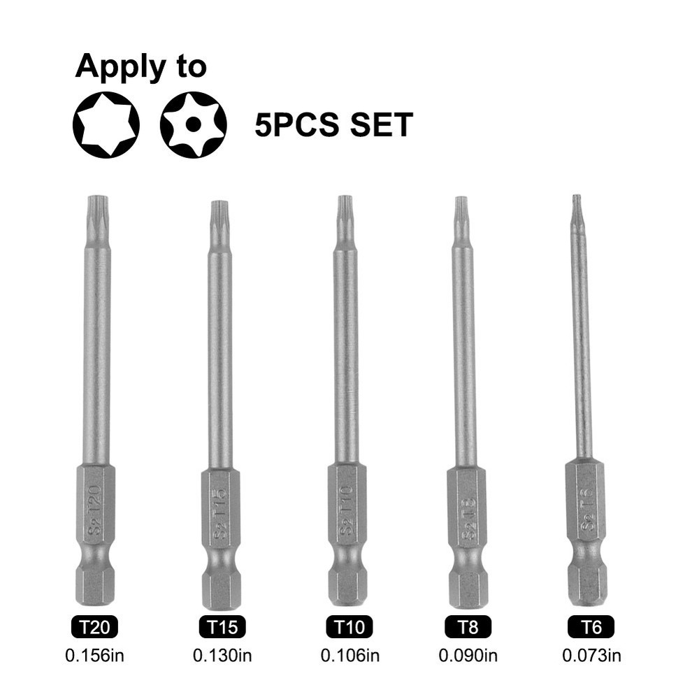 High Performance Magnetic Screwdriver Bits Grab and Hold Screws with Ease