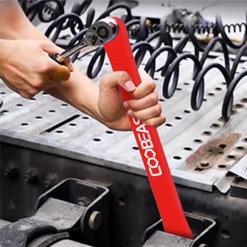 Offset Extension Wrench Impact Ready Socket Wrench Extender Tool Medium Red