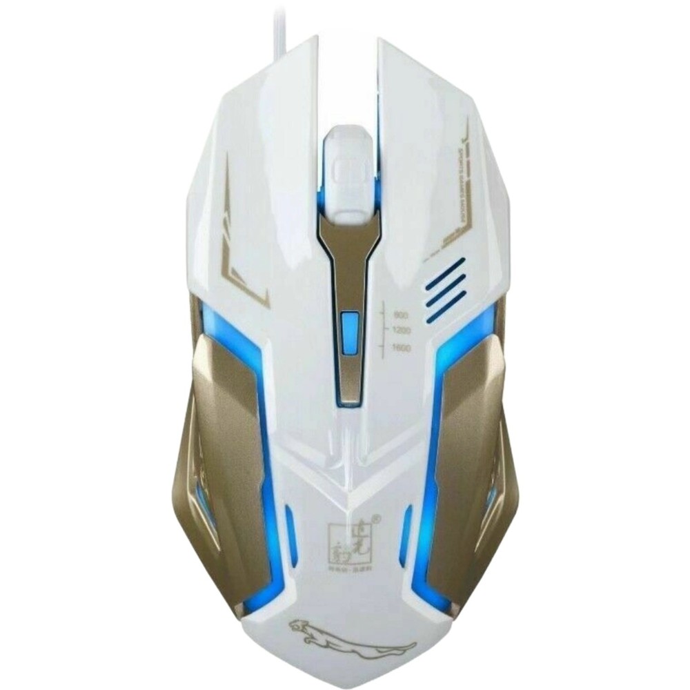 SANOXY Wired Gaming Mouse Adjustable DPI Ergonomic USB White