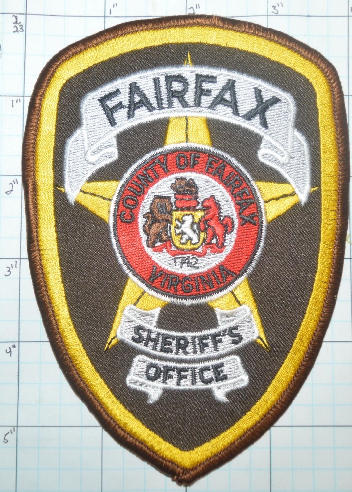 VIRGINIA, FAIRFAX COUNTY SHERIFF'S OFFICE PATCH