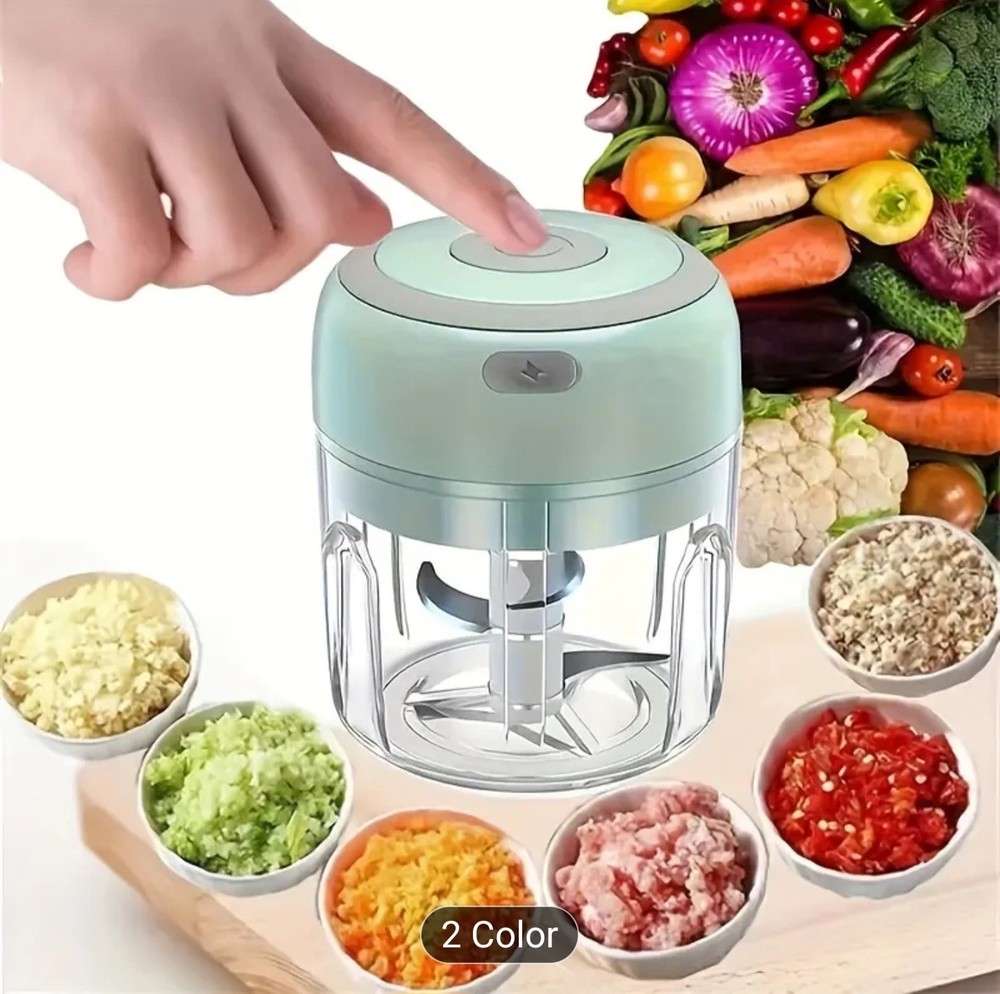 Electric Garlic Crusher Portable Mini Chopper