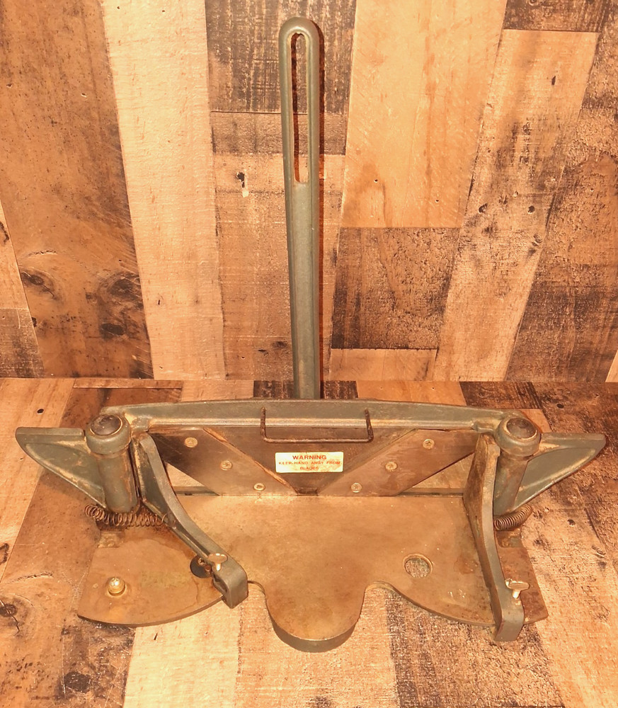 Cast Iron Mitre Trimmer Cutter Guillotine Please Read