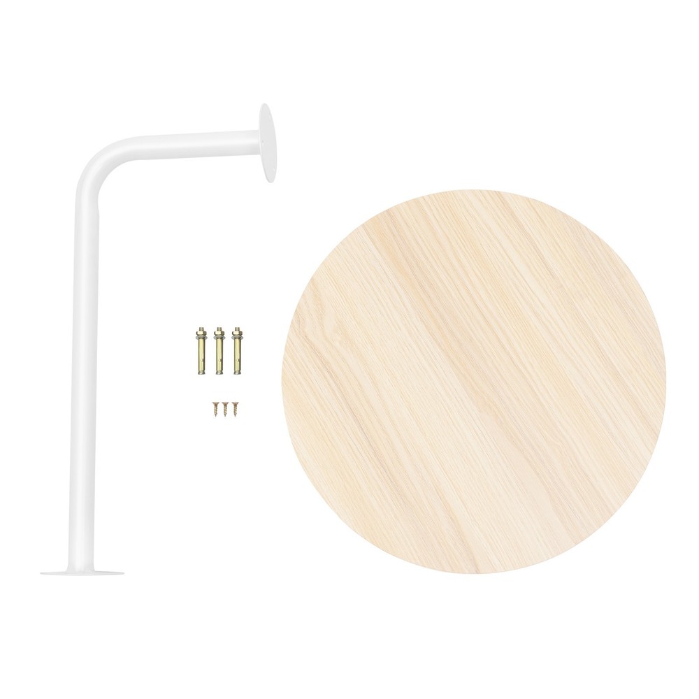 L-Type Coffee Table Wall Mounted Bar Table, 15.75*0.59inch Bar Height Pub Table