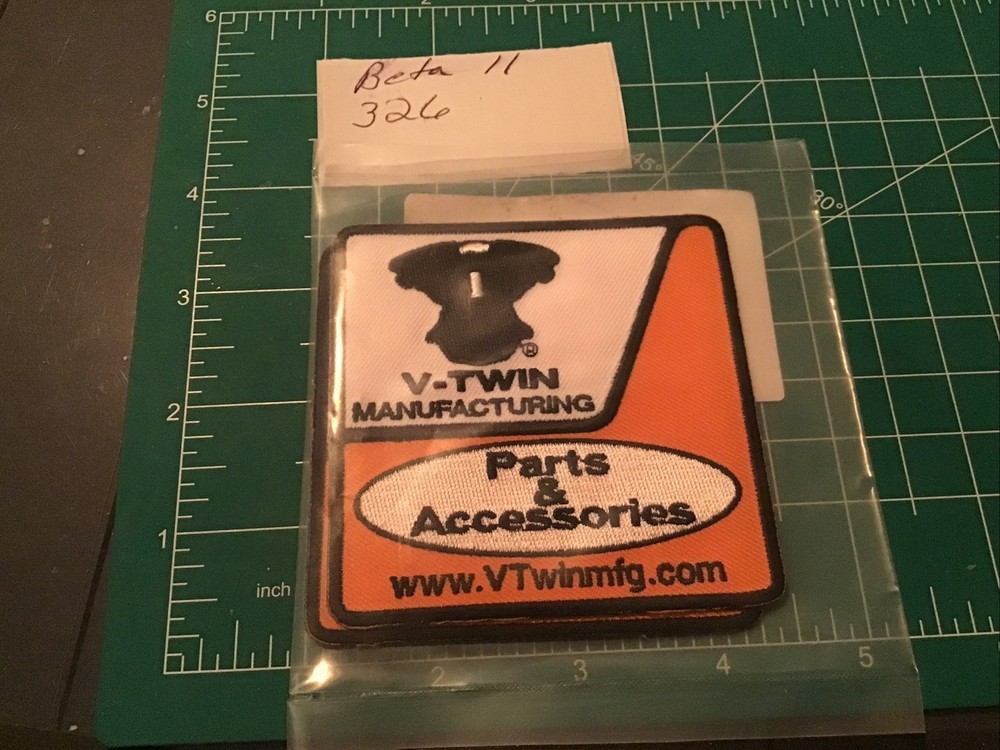 HARLEY V-TWIN MANUFACTURING ORIGINAL NOS PATCH Single