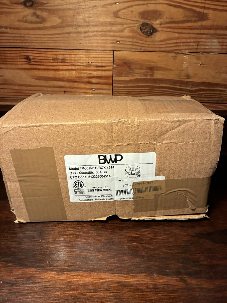 Junction Box for Dome and Bullet Camera, PFA130-E , 6 Pack