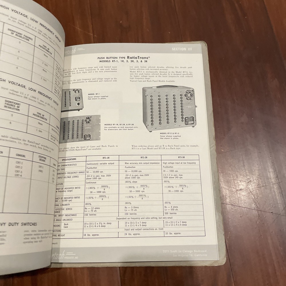 Gertsch Model TNI-1 Tuned Null Indicaror Instruction Book