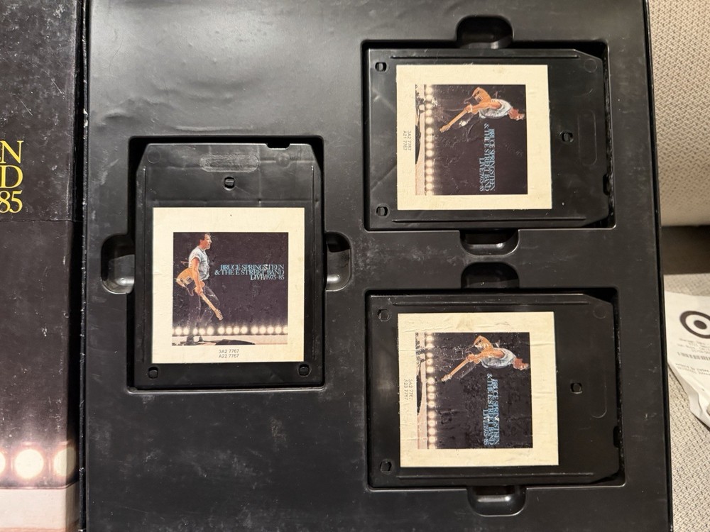 Bruce Springsteen Live 1975-85 RARE 8-Track Version READ