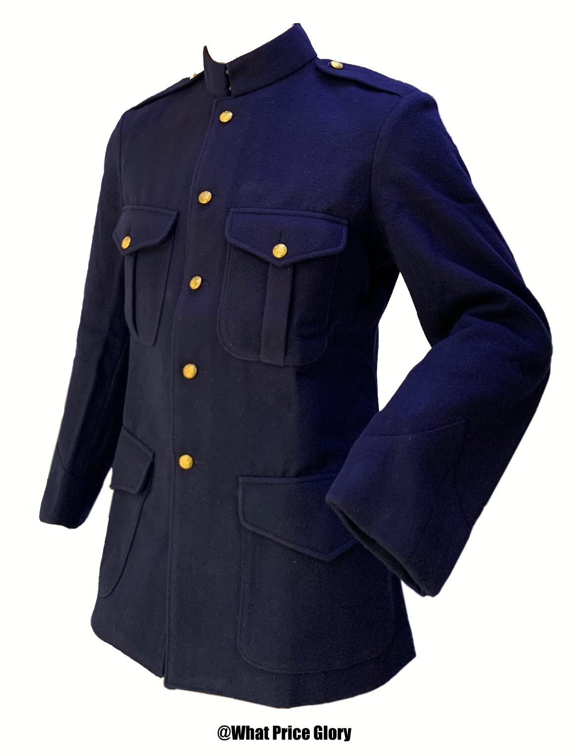 British Blue Wool Patrol Jacket