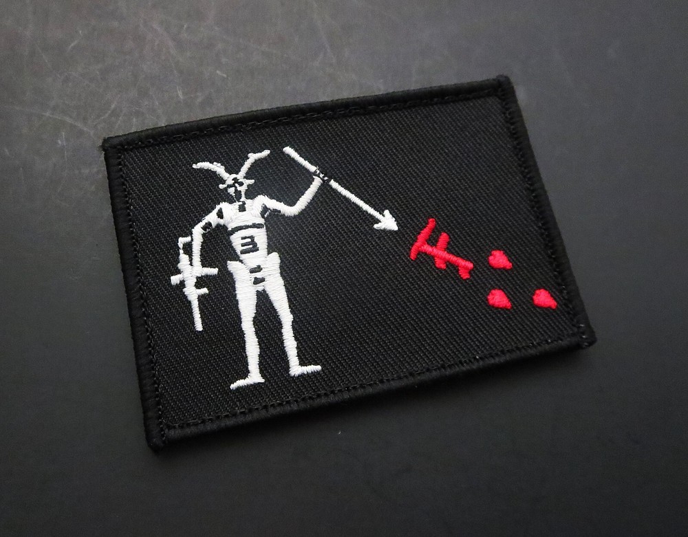 *AUTHENTIC FORWARD OBSERVATIONS GROUP 2x3 SMALL SIZED BLACKBEARD QUEEN ANN PATCH