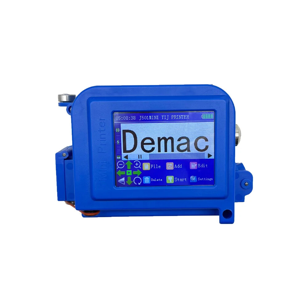 Handheld inkjet printer, date barcode, QR code, plastic bag paper coding machine