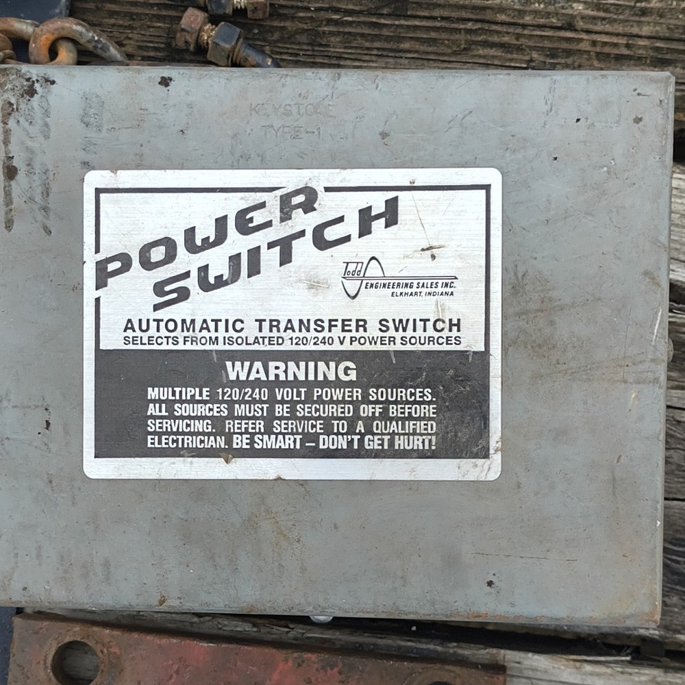 Todd Engineering Sales Inc. PS-250 Automatic Transfer Switch 50A