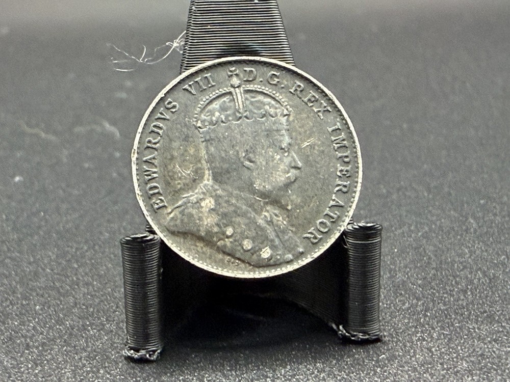 1902 Canada Dime 10 Cents Silver