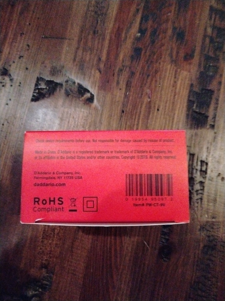 D'Addario 9-Volt Power Adaptor