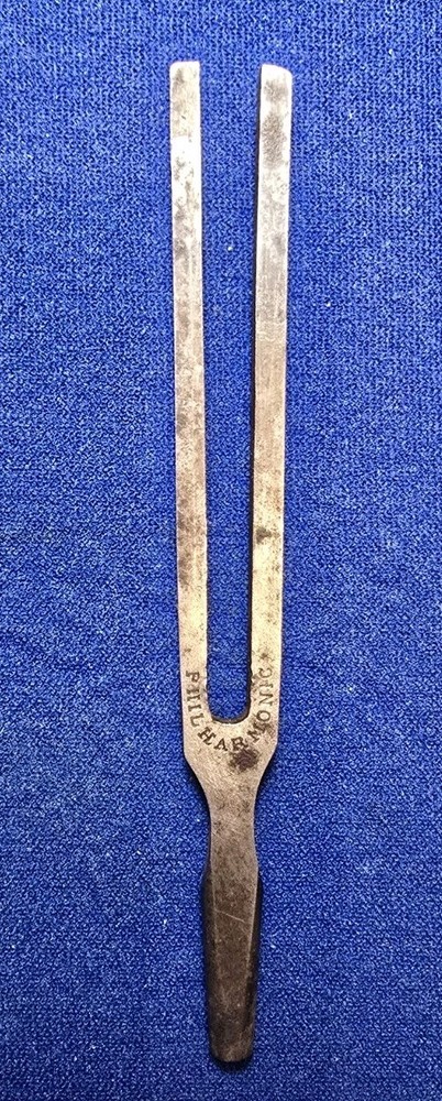 Vintage Tuning Fork For Musical Instruments - C - Marked Philharmonic