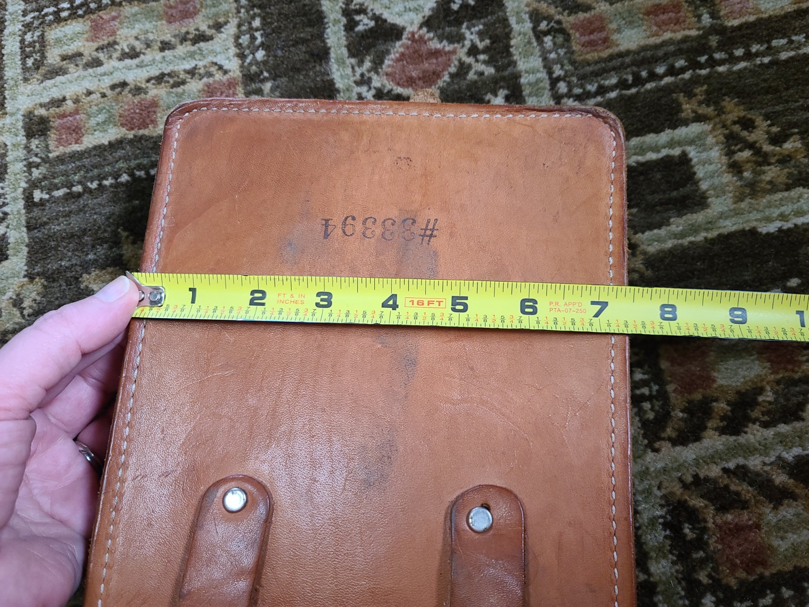 VTG Forestry Suppliers Inc Geologist Surveyor Tool Pouch Leather Belt Bag #33394