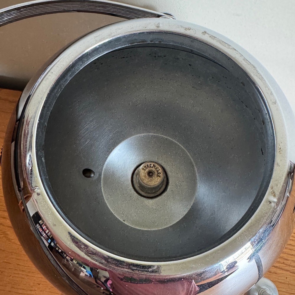 Art Deco Chrome & Bakelite Coffee Percolator By Manning Bowman