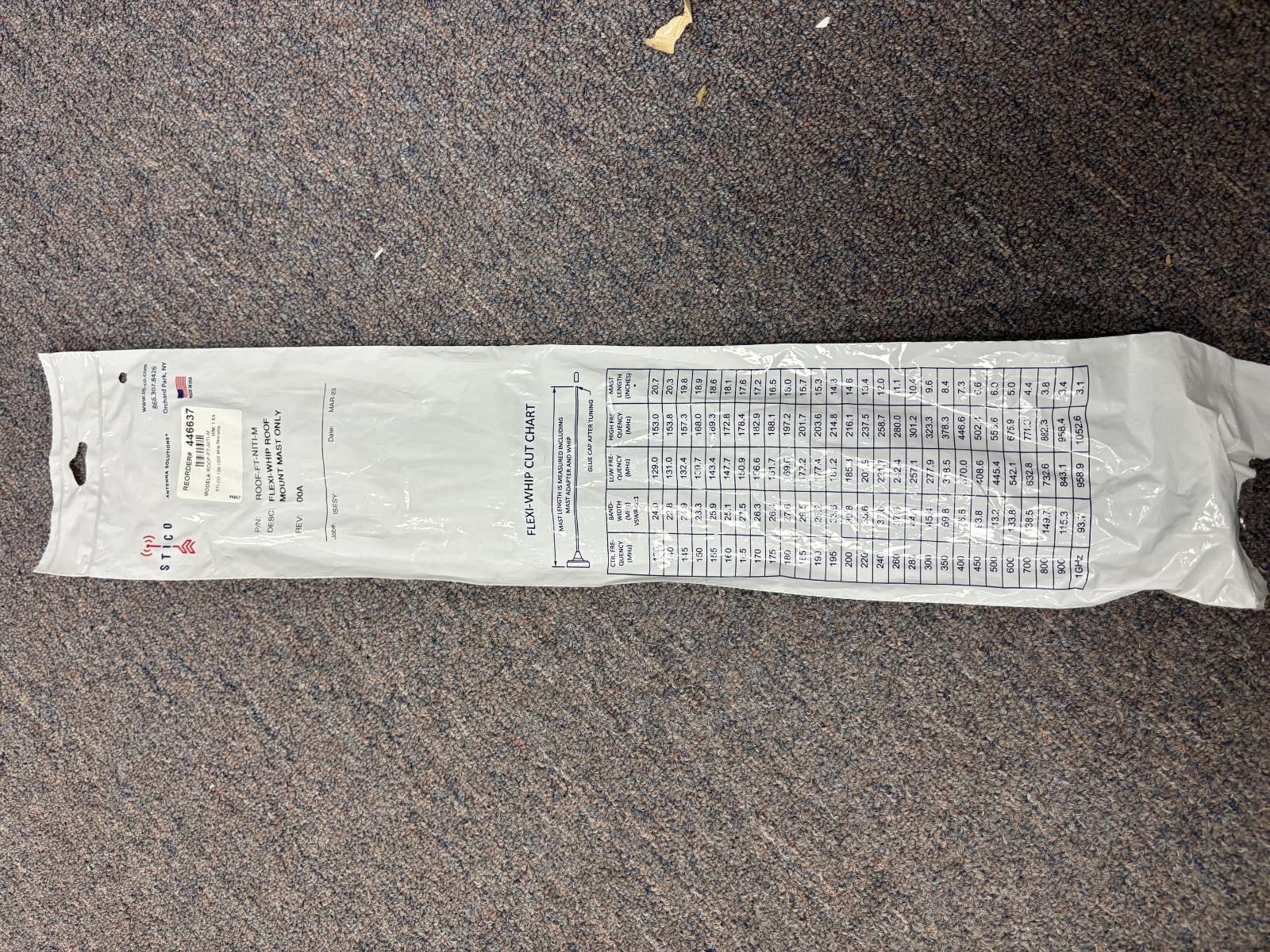 Stico Flexi-Whip Roof Mount Antenna ROOF-FT-NITI-M