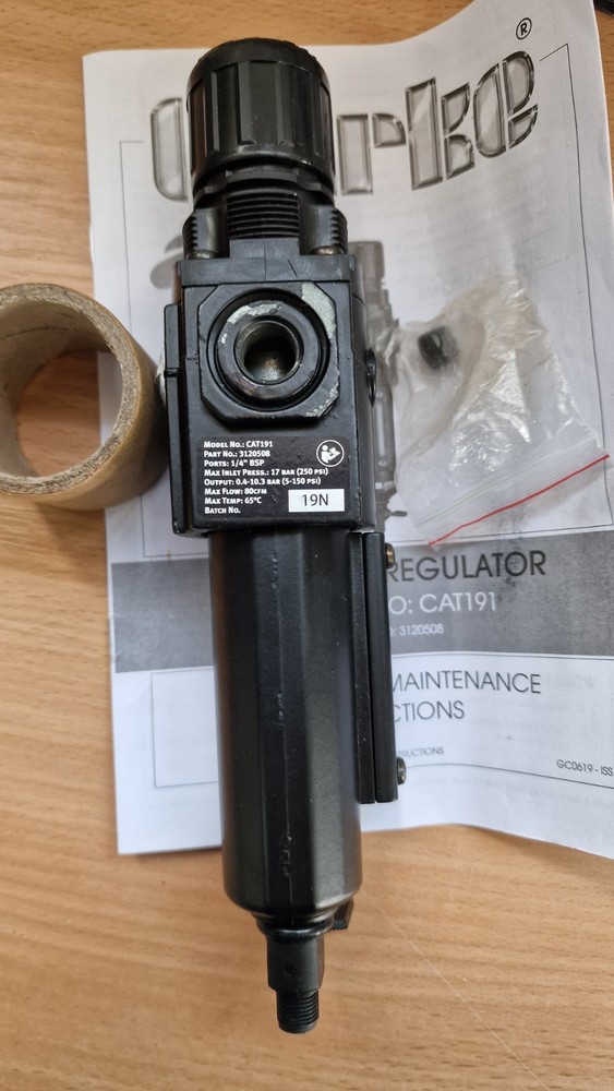 Clarke CAT191 1/4" Air Filter Regulator Compressor FR Unit Sample Unit