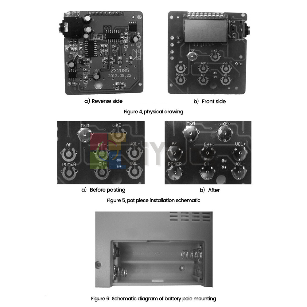 Programming Digital Stereo Radio Kit Electronic Skill Teaching Practice DIY Kits