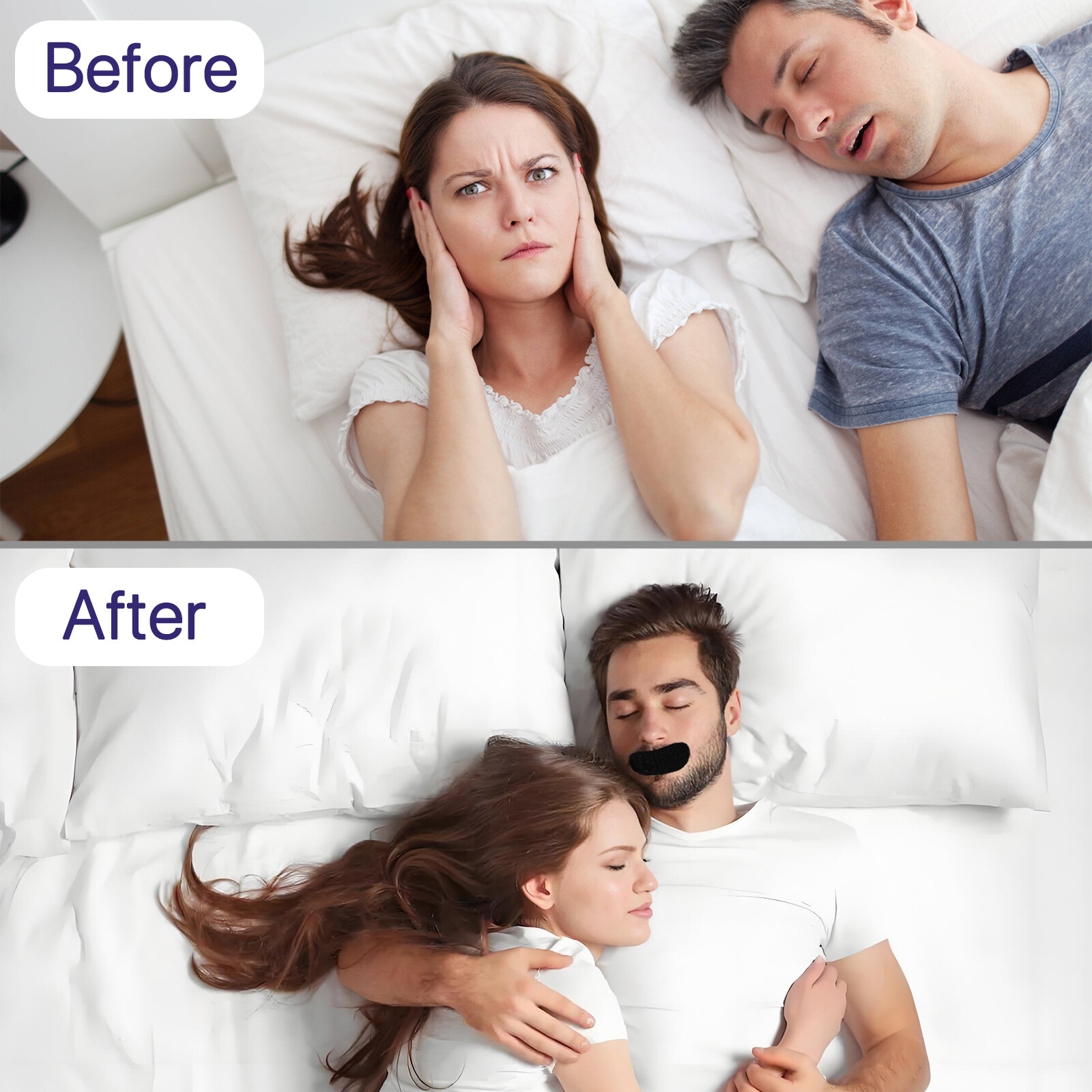 100pcs Mouth Patch Tape Strip Advanced Gentle for Better Nose Improved Breathing