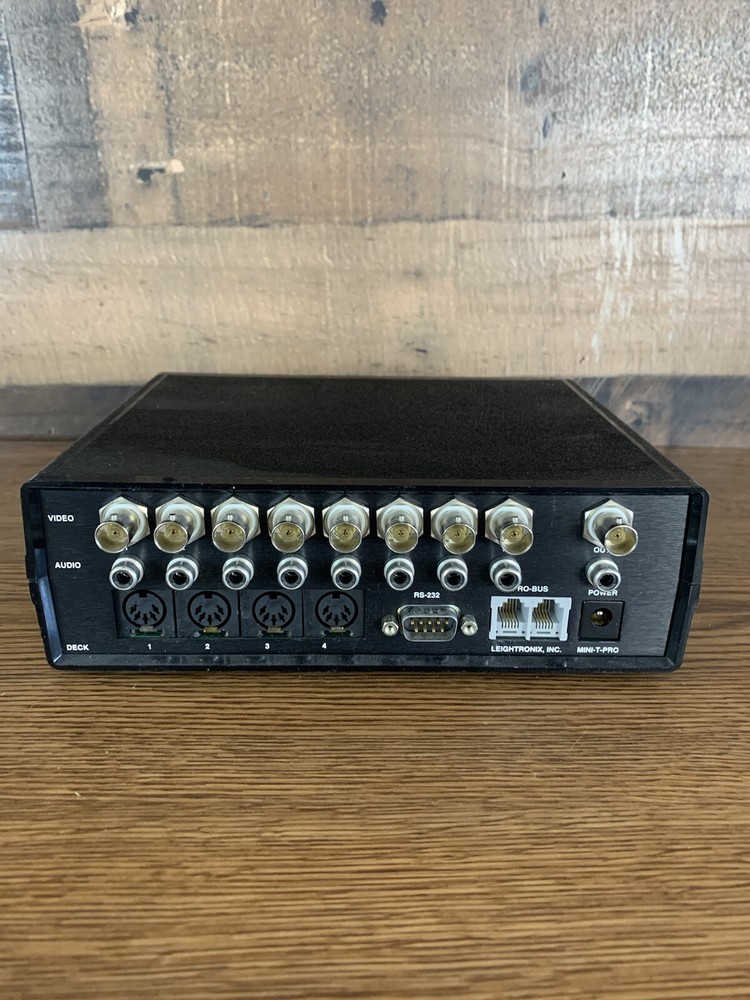 Leightronix Mini T-PRO Video Switcher Schedule Programmer TESTED