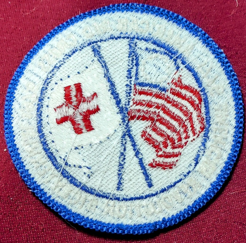 American Red Cross 1976 Bicentennial Sew On Patch 3"