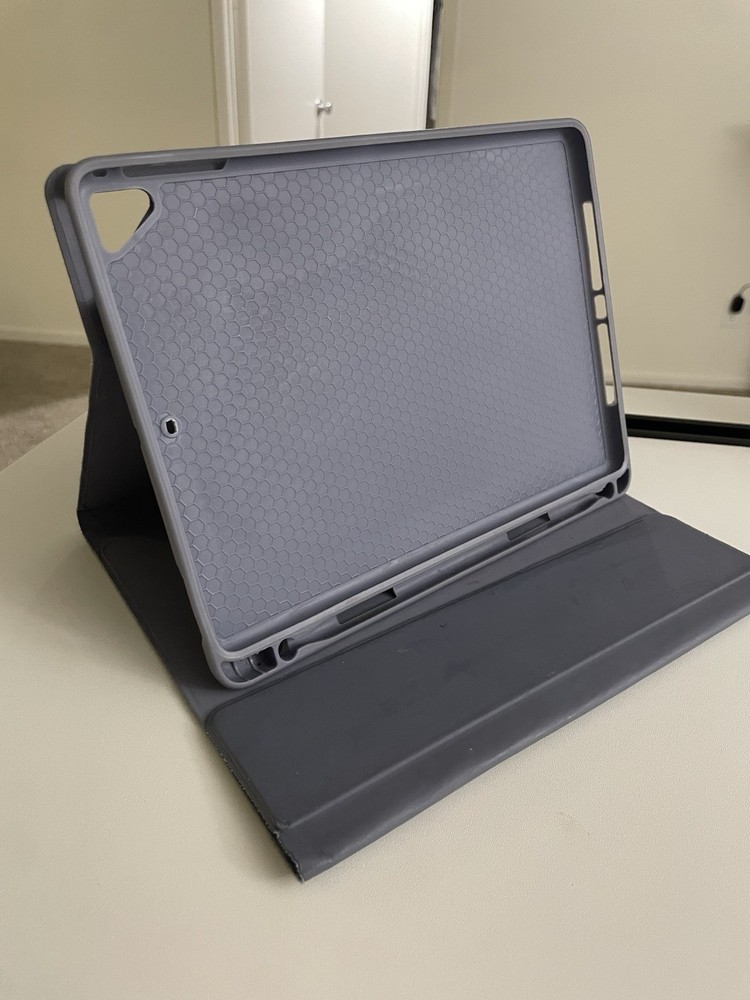 iPad 6th Generation Rose Gold Bundle Blue Gray Case