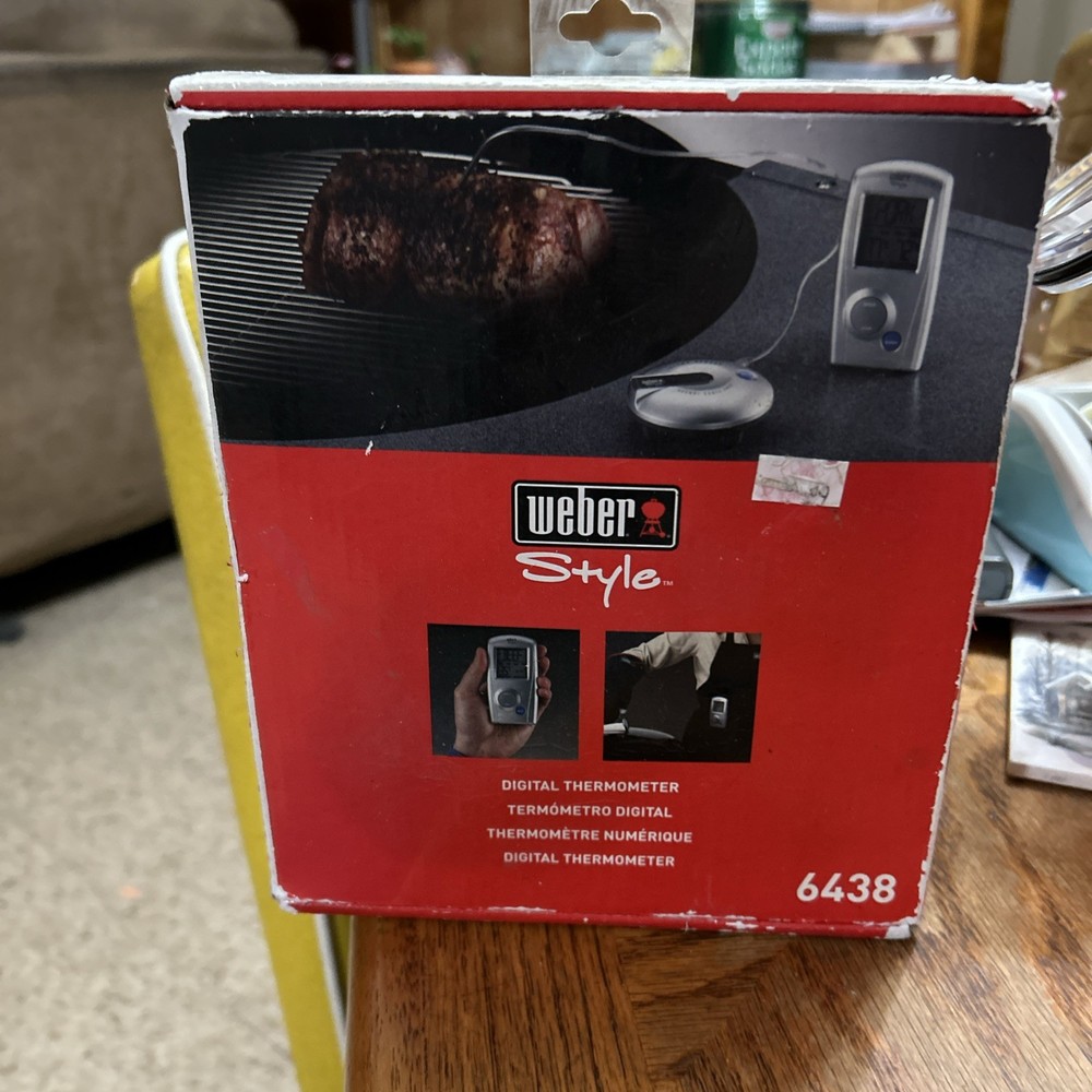 Weber Style Digital Thermometer 6438 Barbecue Beeper