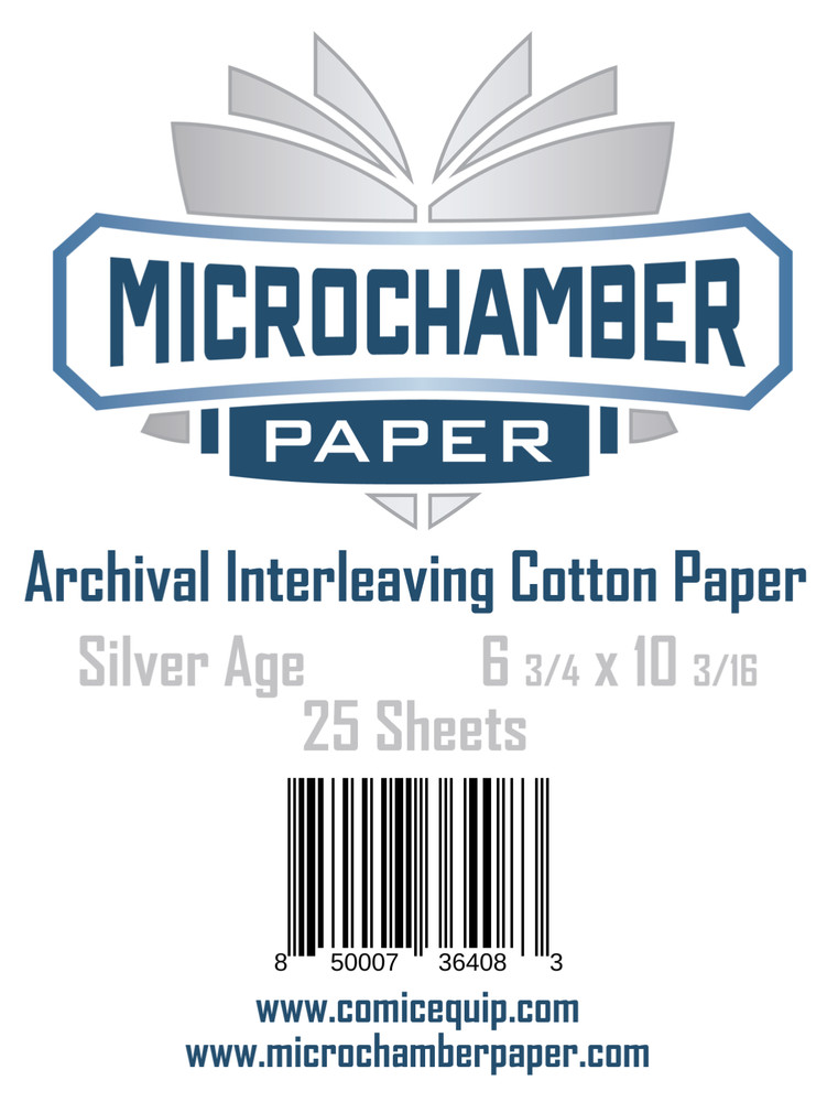 MicroChamber Paper Silver Size 25 Sheets 6-3/4" x 10-3/16"