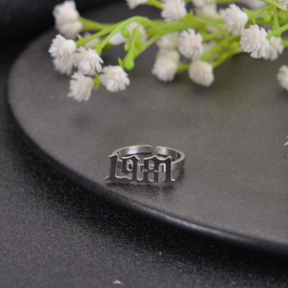 Pendantify Personalized Birth Year Ring | Custom Birth Year Ring Charm