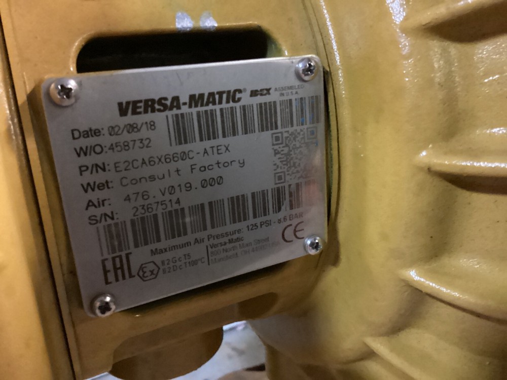 Versa Matic E2CA6X660C-ATEX Pump