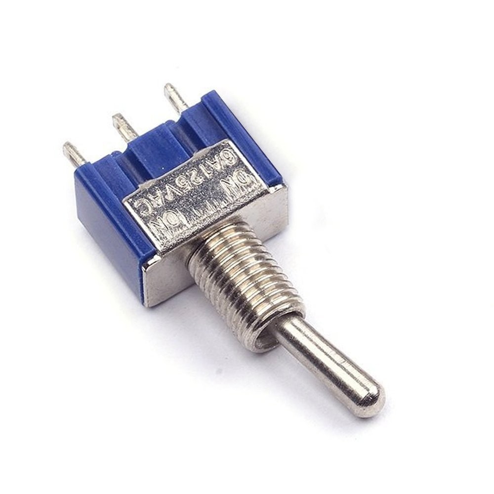 10-Pack AC 125V 6A SPDT Toggle Switch - Easy Installation for Versatile Use