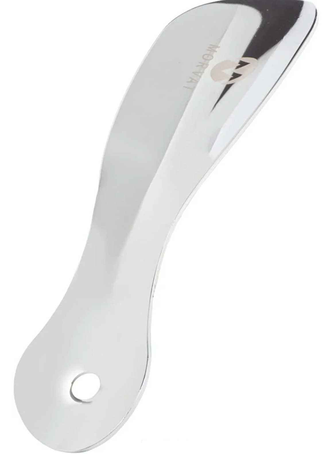 Morvat Stainless Steel Metal Shoe Horn, 7.5”, 2 Pack