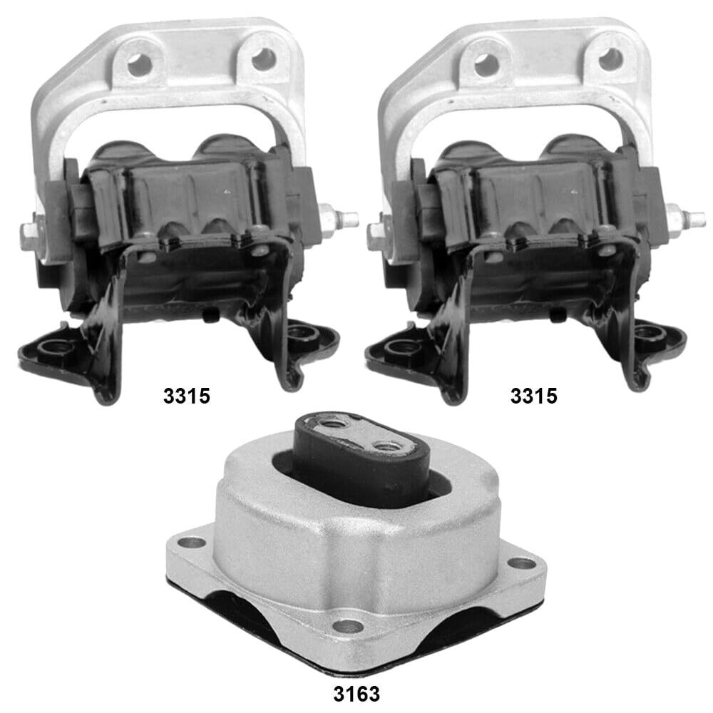 Engine and Automatic Transmission Mount Kit Front Rear Left Right for Chrysler