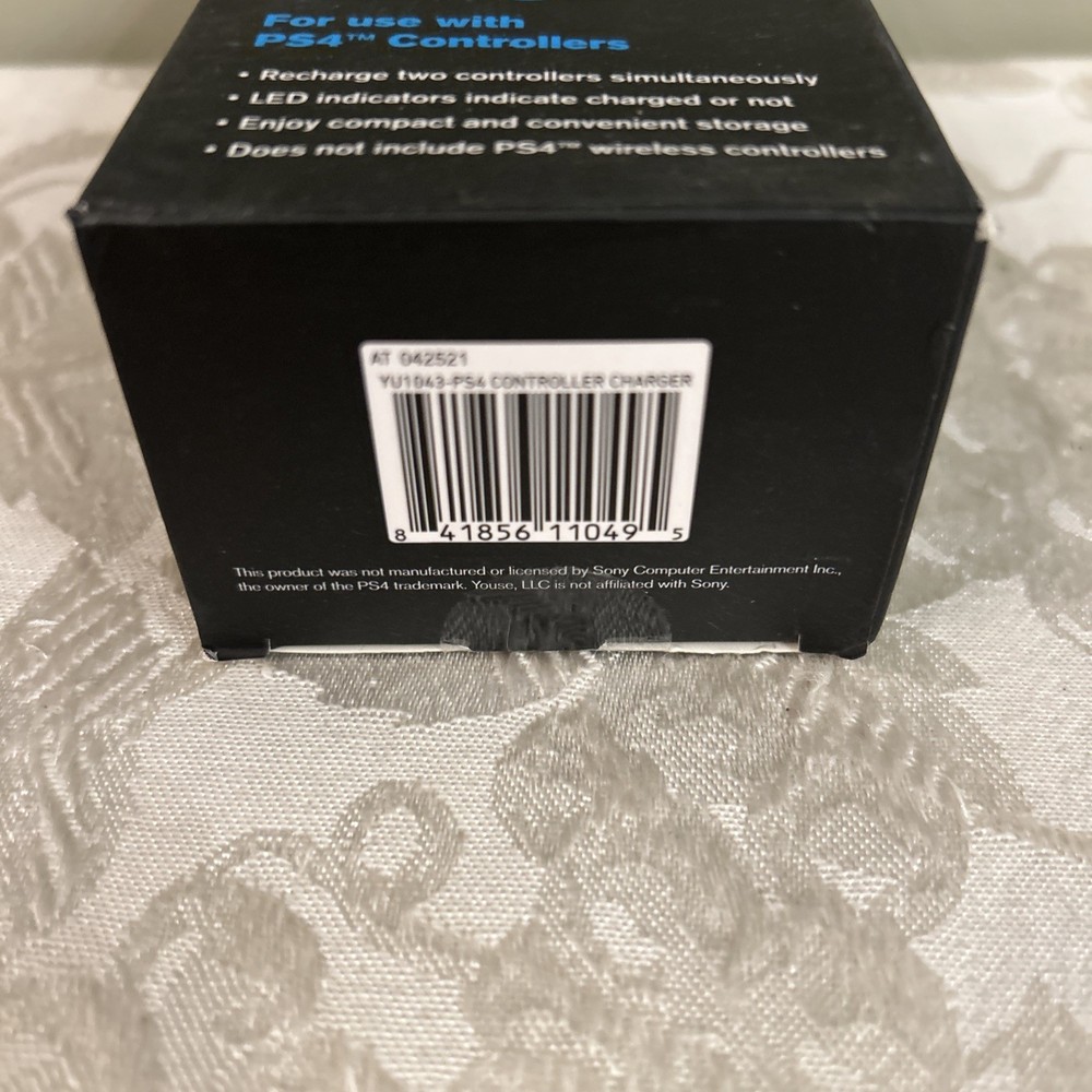 Youse Wireless Controller Charger For PS4 Controller Black - Free Shipping