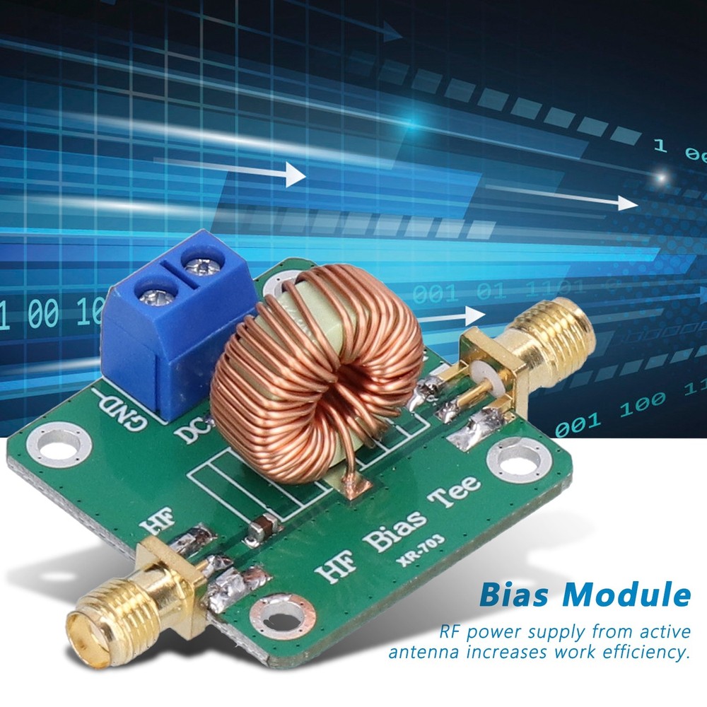 Bias Tee Module RF Microwave DC Blocker Filter Board Component Tool 0.2-180MHz