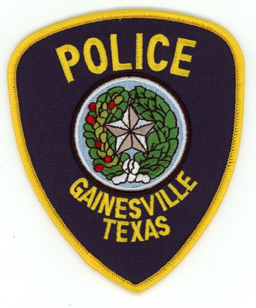 TEXAS TX GAINESVILLE POLICE NICE SHOULDER PATCH SHERIFF