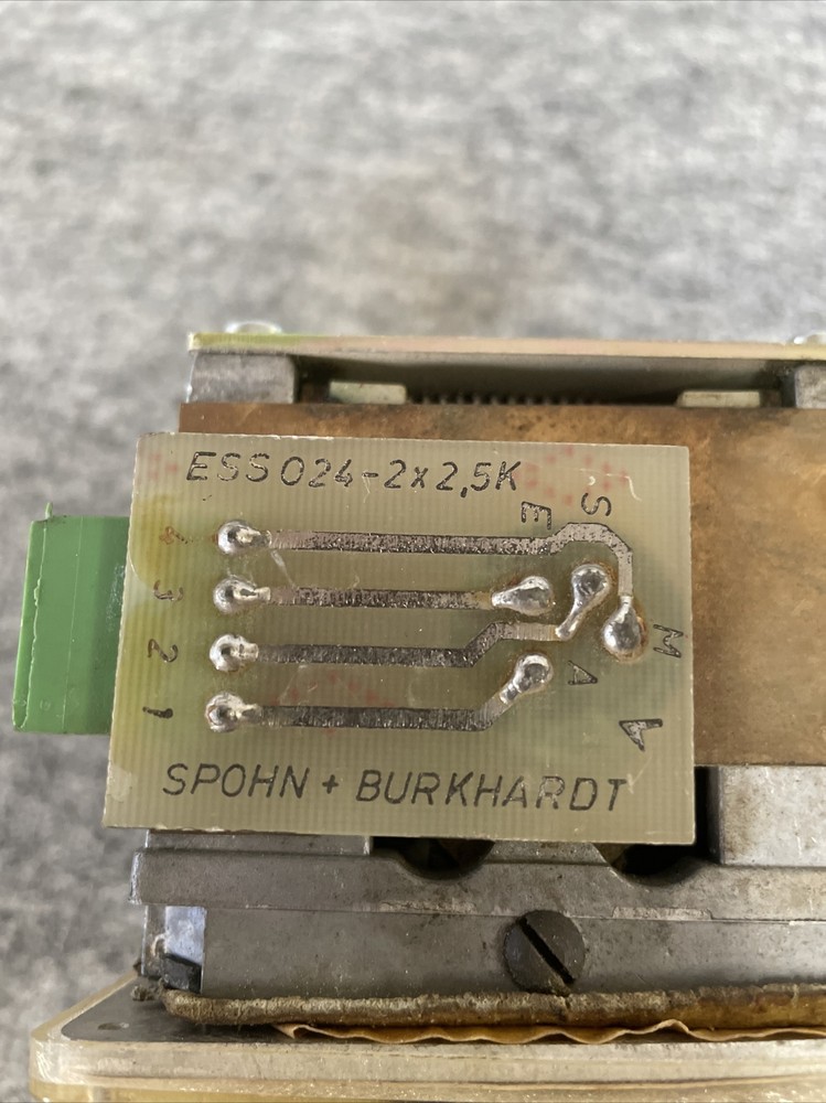 Spohn + Burkhardt 11FAVR Cran Joystick Controller W/ Center Button Switch Used