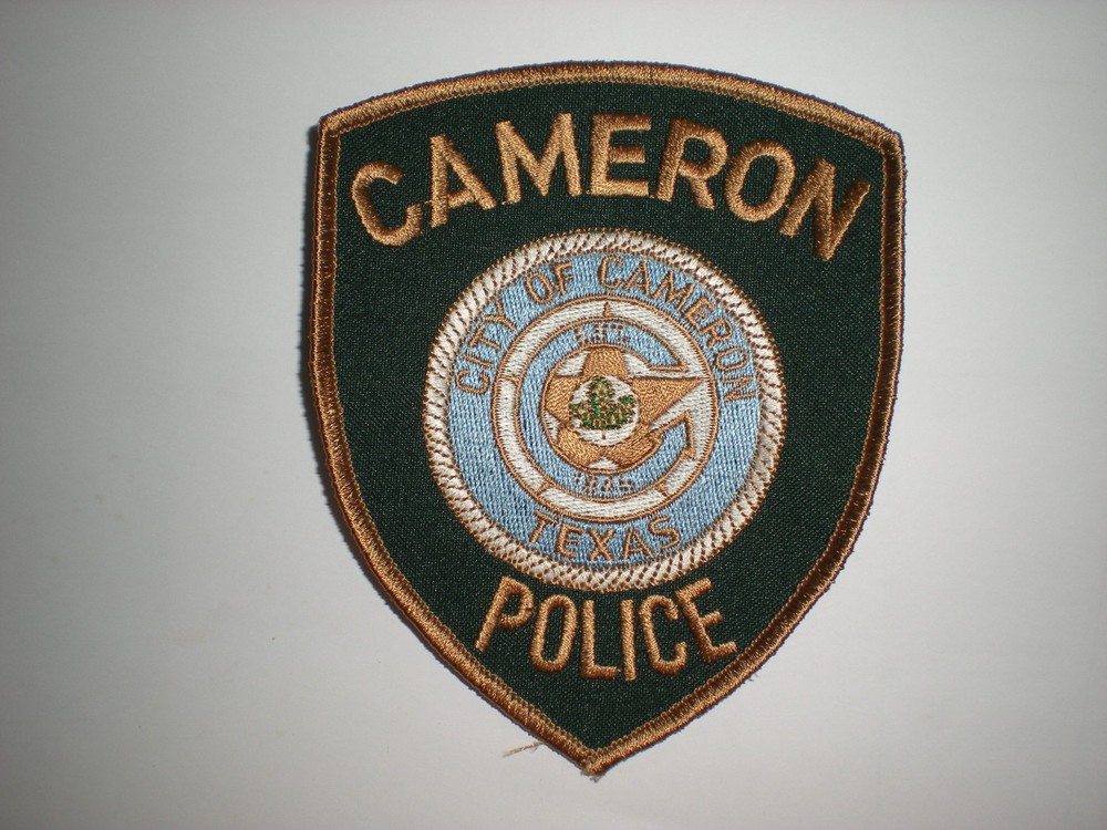 CAMERON, TEXAS POLICE DEPARTMENT PATCH