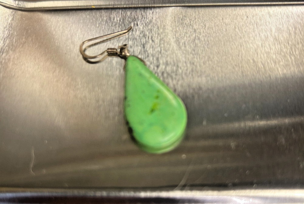 JADE EARRINGS WITH REAL JADE