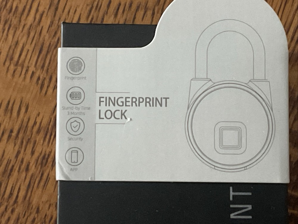 Fingerprint Padlock Bluetooth Security Print