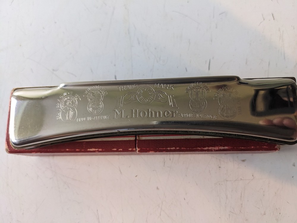 M. Hohner Harmonica The Echo Case From Germany Vintage