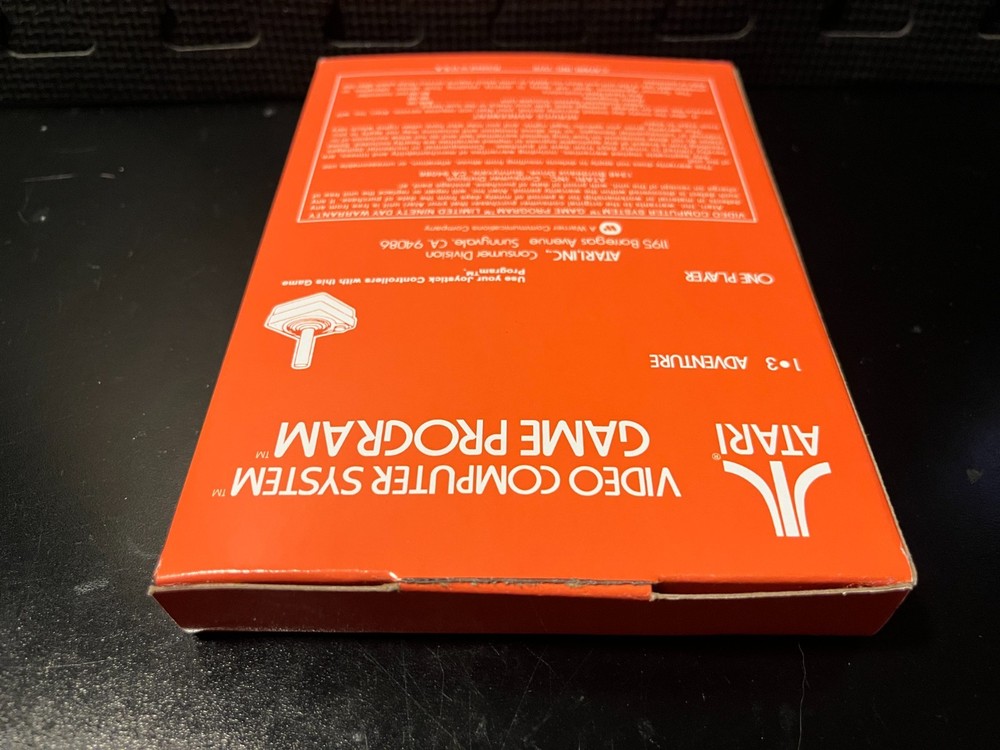 1982 Atari Adventure - Empty custom design display box