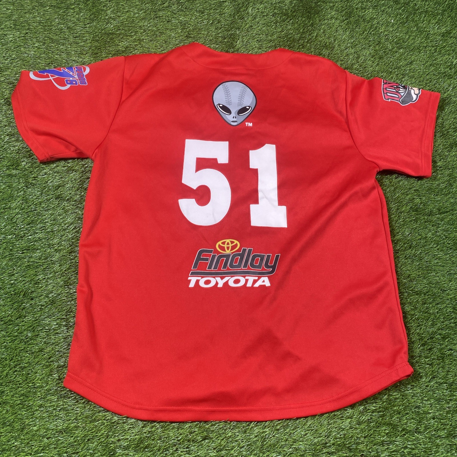 UNLV Rebels Baseball Jersey Mens Xl Red Ncaa #51 Stadium Issue