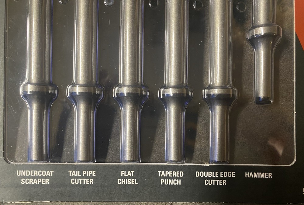 Chief Ch6cs 6 Pc Air Hammer Chisel Set