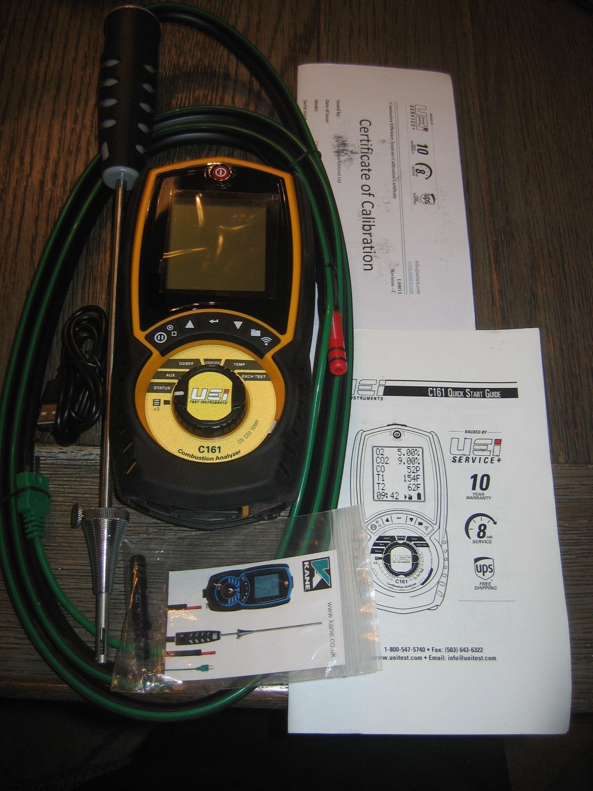 UEi C161 Residential Combustion Analyzer