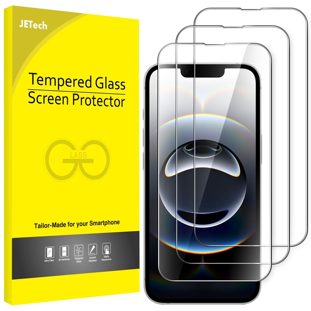 Full Coverage Screen Protector for iPhone 17e (2026)/16e 6.1-Inch , 3-Pack