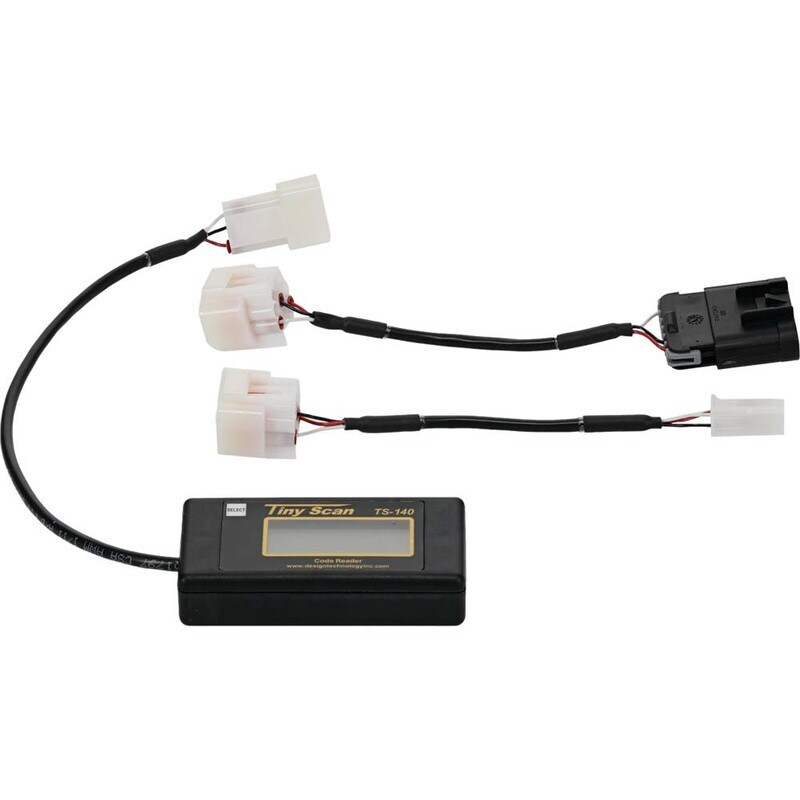 Tiny-Scan Code Reader 140 - Easy to Use, Displays Hours, RPM, Clears Codes