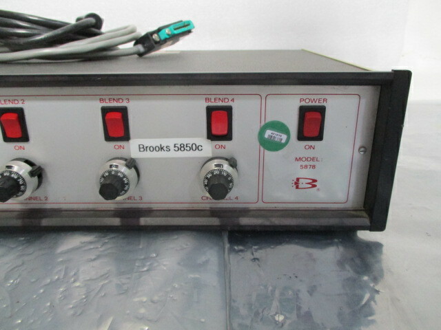 Brooks 5878A1B1 Quad Channel MFC Mass Flow Controller Module, 421270